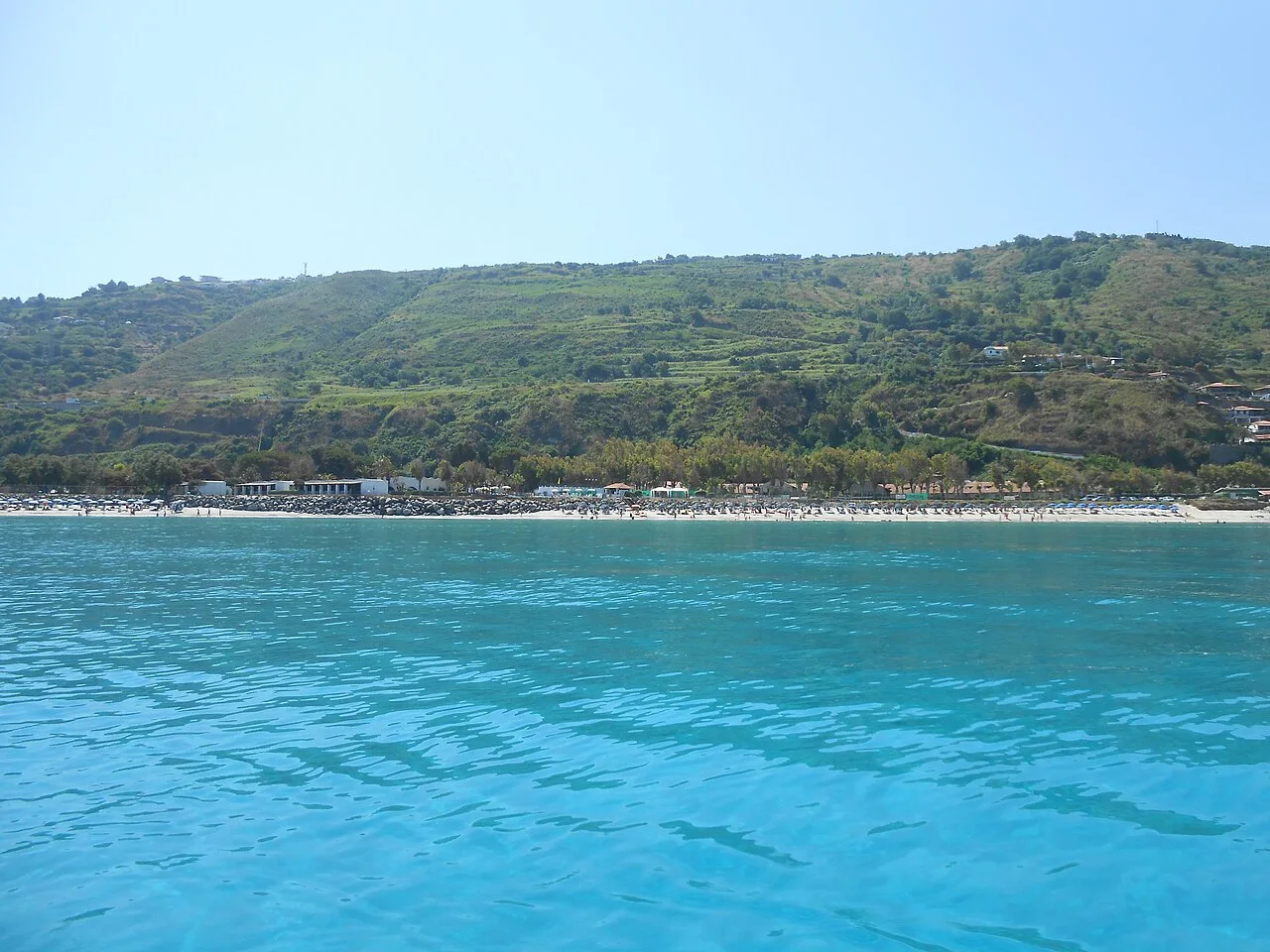 Parghelia: veduta del litorale