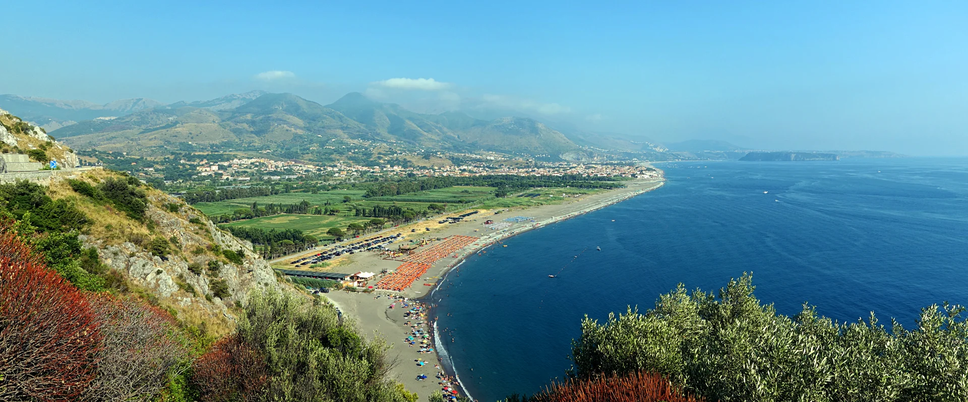 Spiaggia di Praia a Mare: uno scorcio della spiaggia