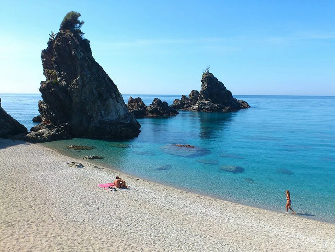 Paesaggio costiero di tonnara palmi